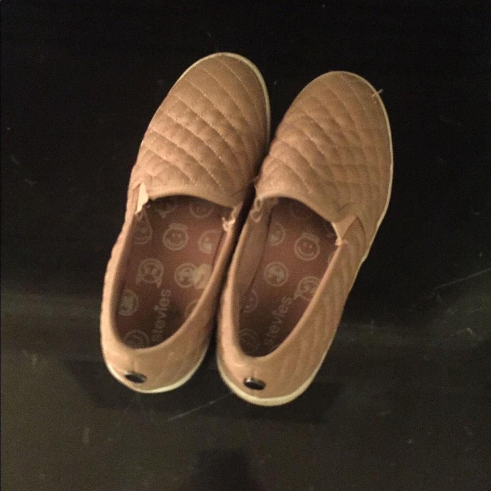 Blush pink shoes